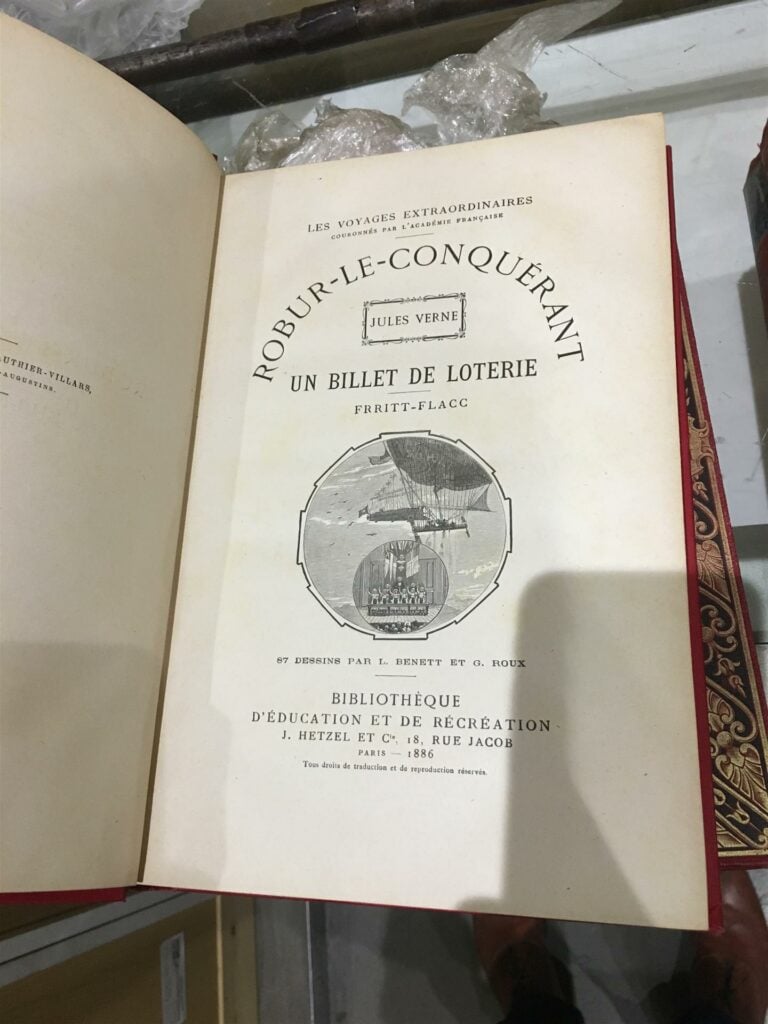 Jules Verne. Robur le conquérant / Un billet de loterie. Ill. de BENETT (Robur)…