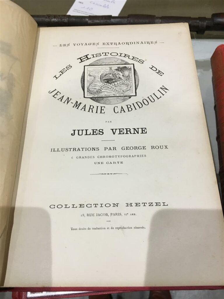 Jules Verne. Les Histoires de Jean Marie Cabidoulin. Ill. de George ROUX. Éditi…
