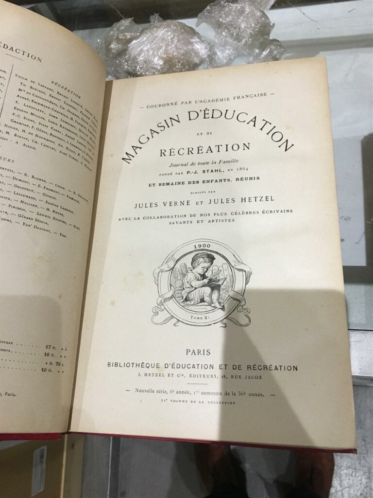 Jules Verne et divers. "Magasin d'Education et de Recréation/ Journal de toute…