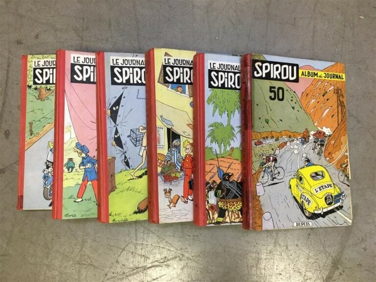 JOURNAL DE SPIROU. - Ensemble de six reliures, n°41 à 45 et n°50.