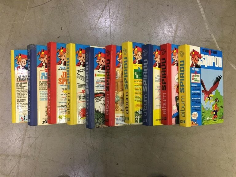 JOURNAL DE SPIROU. - Ensemble de reliures, n°131 à 140.