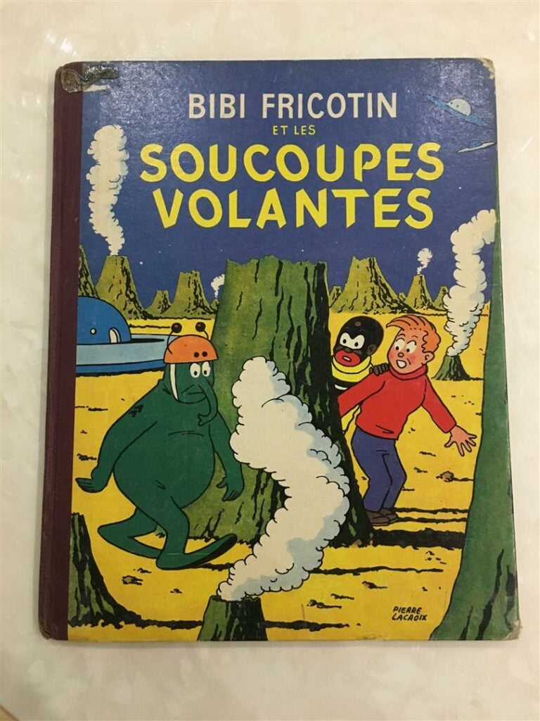 4 albums de bande dessinée, dont Les Exploits de Quick et Flupke, Bibi Fricotin…