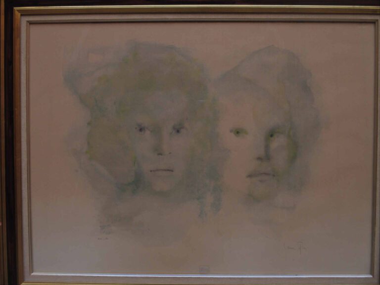 Leonor FINI (1908-1996) - Cynthia et son ombre - Lithographie, signée en bas à…