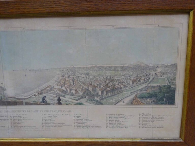 Chevalier Paul-Emile BARBERI (1775-1847) - "Panorama de Nice, pris du donjon et…