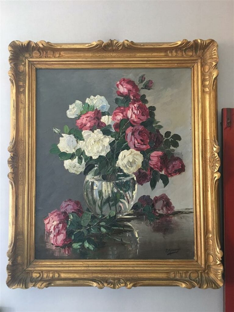 P. MARENGO (XXème siècle). - Vases de fleurs - Ensemble de trois pièces