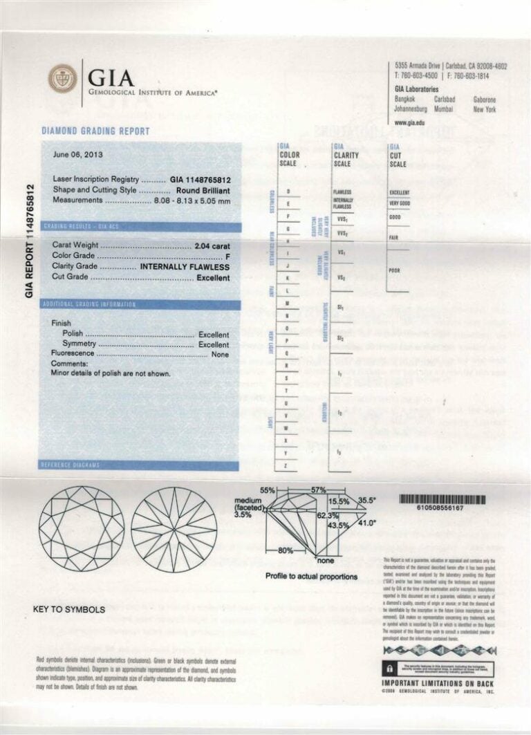 Diamant sous scellé, 2,04 carats, couleur F, IF, excellent. - Avec son certific…