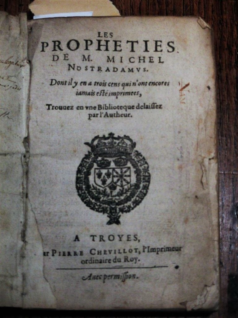 NOSTRADAMUS (Michel de) - Les Prophéties de M. Michel Nostradamus, dont il y en…