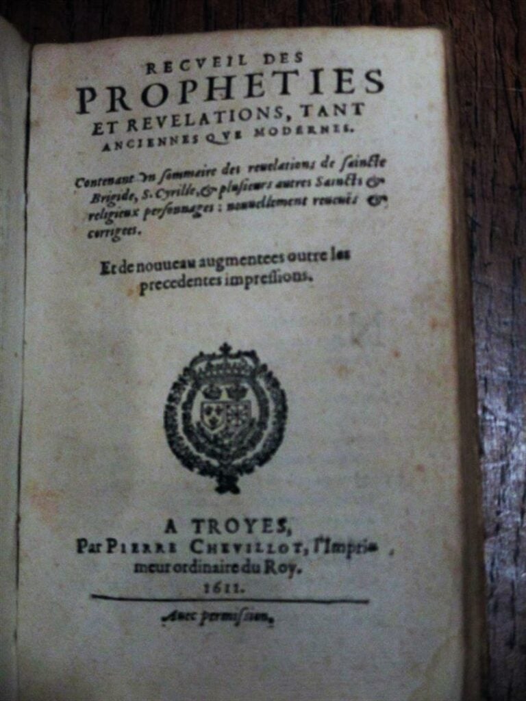 NOSTRADAMUS (Michel de) - Les Prophéties de M. Michel Nostradamus, dont il y en…
