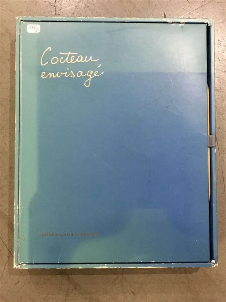 Cocteau envisagé, ensemble d'estampes en papier gauffré d'après Jean Cocteau, d…