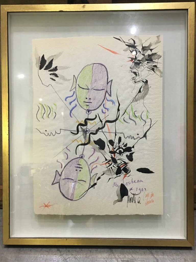 Jean COCTEAU (1889-1963) et Raymond MORETTI (1931-2005). - L'ange du Verseau -…