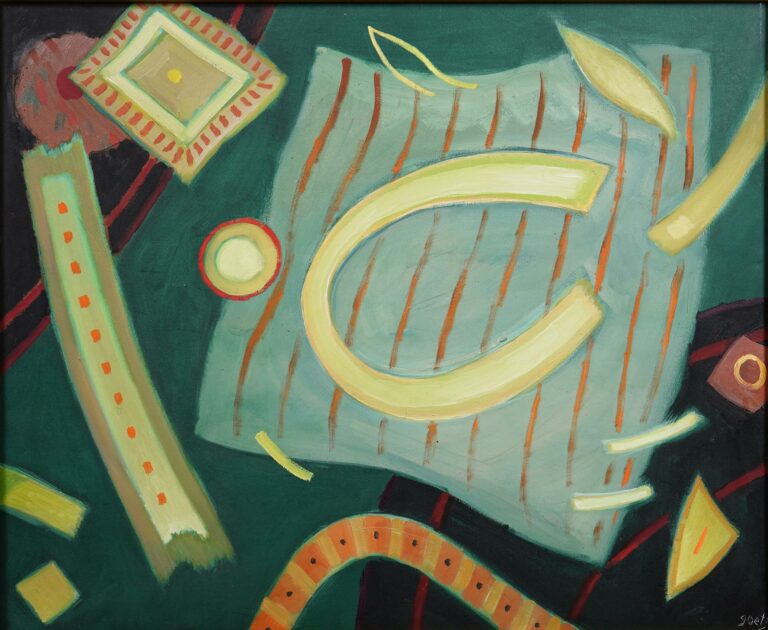 Henri GOETZ (1909-1989). - Emporté par la brise - Huile sur toile, signée en ba…