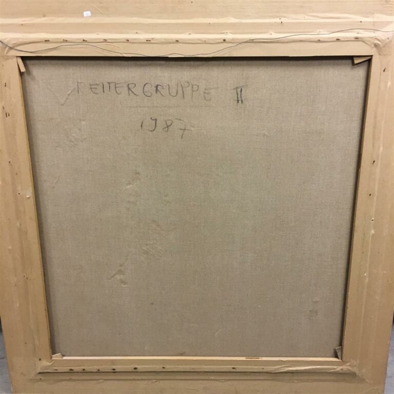 Heinrich TESSMER (1943-2012) - Reitergruppe II - Huile sur toile, signée et dat…