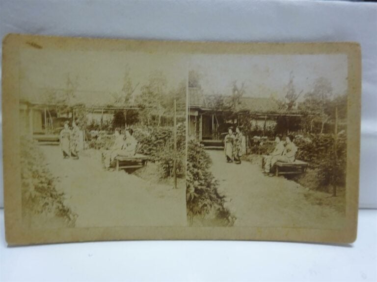 ASIE & VARIA - LOT DE SEPT (7) IMAGES STEREOSCOPIQUES - Epoque XIXe-XXe siècle…