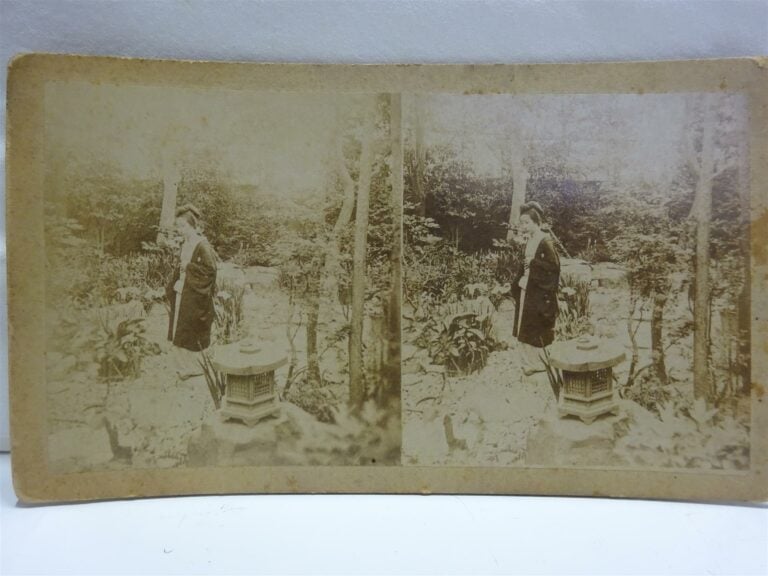 ASIE & VARIA - LOT DE SEPT (7) IMAGES STEREOSCOPIQUES - Epoque XIXe-XXe siècle…