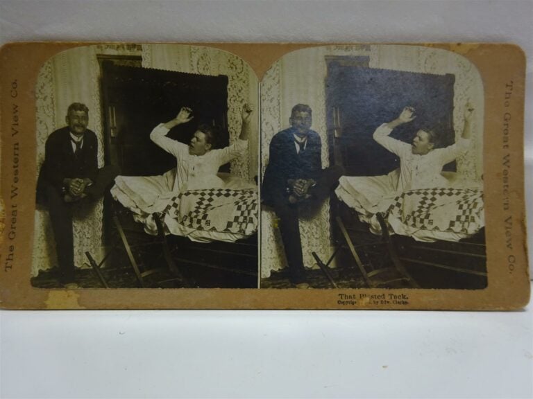 ASIE & VARIA - LOT DE SEPT (7) IMAGES STEREOSCOPIQUES - Epoque XIXe-XXe siècle…