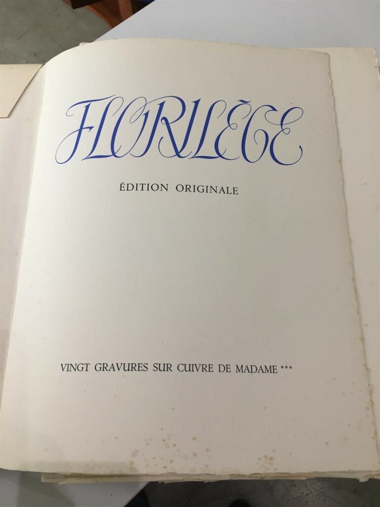 [CURIOSA ] - Florilège. Vingt gravures sur cuivre de Madame ***. - Sans lieu ni…