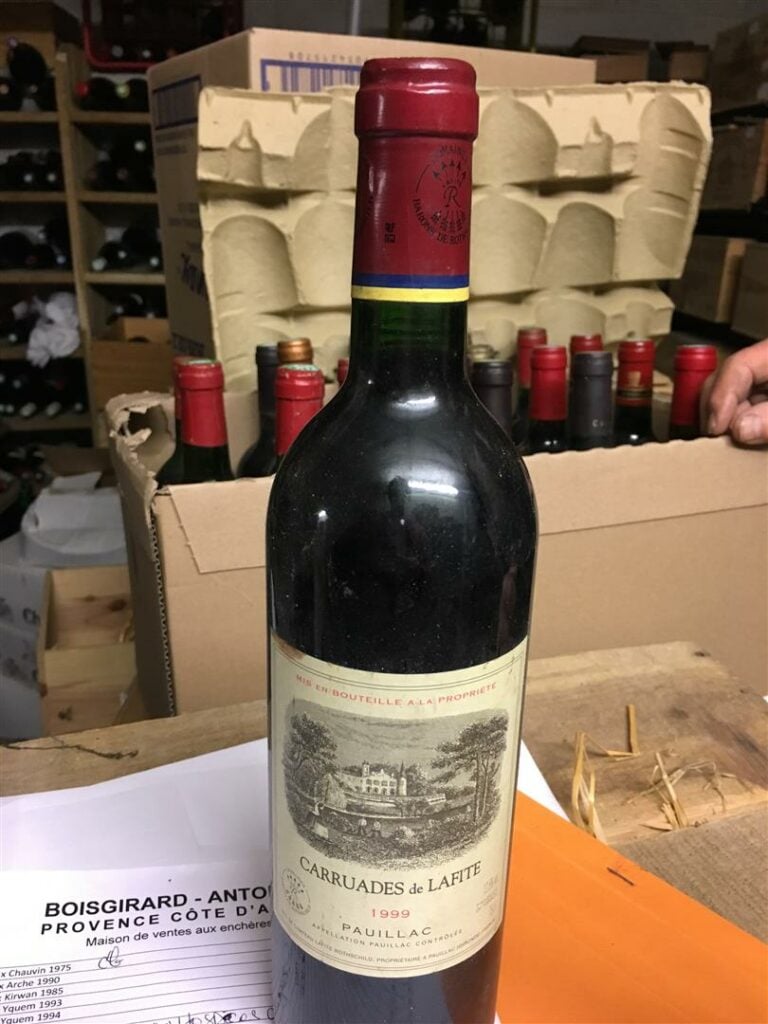 1 bouteille CARRUADES DE LAFITE, Pauillac, 1999.