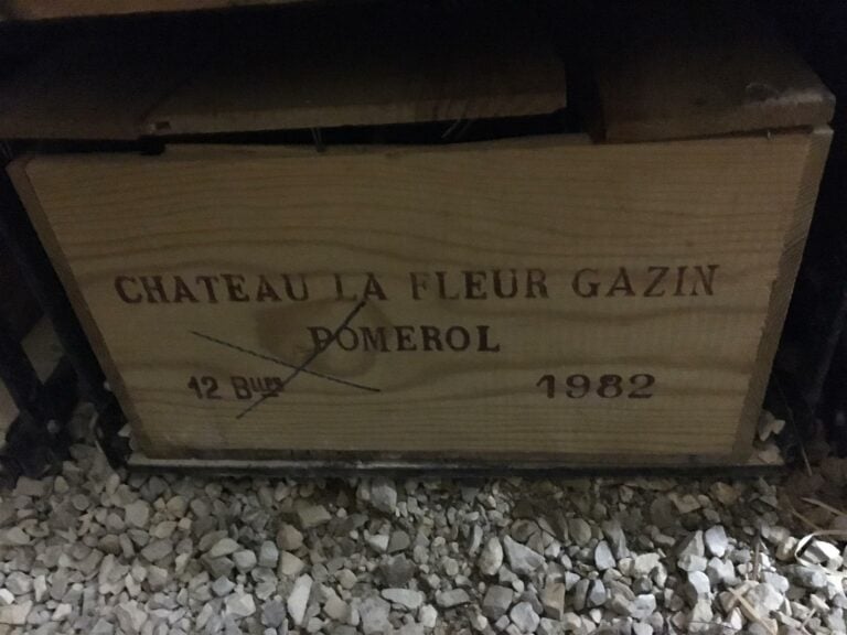 11 bouteilles, CHATEAU LAFLEUR-GAZIN, Pomerol, 1982, caisse bois.