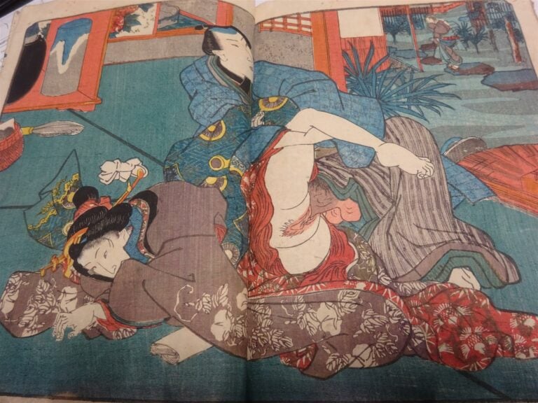 EROTISME / SHUNGA / Japon - d'après UTAGAWA YOSHIMORI - LEPORELLO / ORIHON RENF…