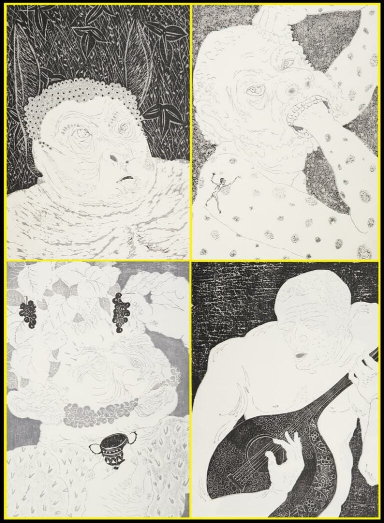 Hideo HAGIWARA (Japon, 1913-2007) - " Midas ", " Thamyris ", " Érysichthon " et…