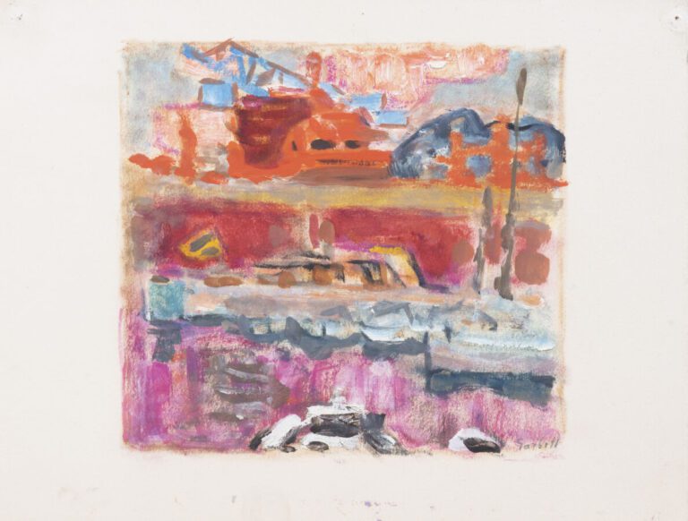 Alexandre (Sascha) GARBELL (1903-1970) - Paysage ; Port ; Sur la plage ; Port -…