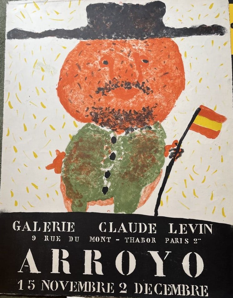 Eduardo ARROYO (1937-2018) - Exposition Arroyo, Galerie Claude Levin, 15 novemb…