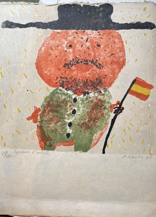 Eduardo ARROYO (1937-2018) - Exposition Arroyo, Galerie Claude Levin, 15 novemb…