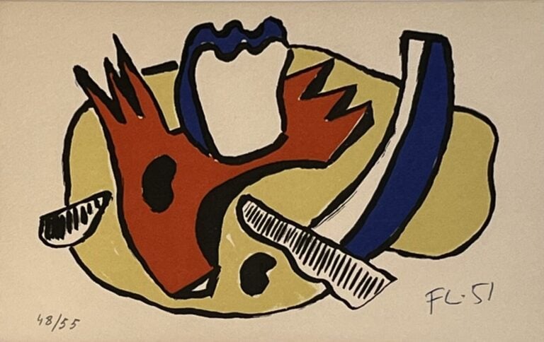 Fernand LÉGER (1881-1955) - Nature morte, 1951 ( Saphire 109) - Lithographie en…