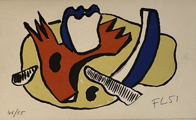 Fernand LÉGER (1881-1955) - Nature morte, 1951 ( Saphire 109) - Lithographie en…