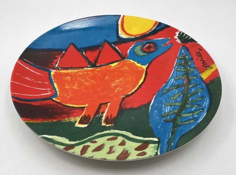 Guillaume CORNEILLE (1922-2010) d'après - L'Été commençant - Assiette en porcel…
