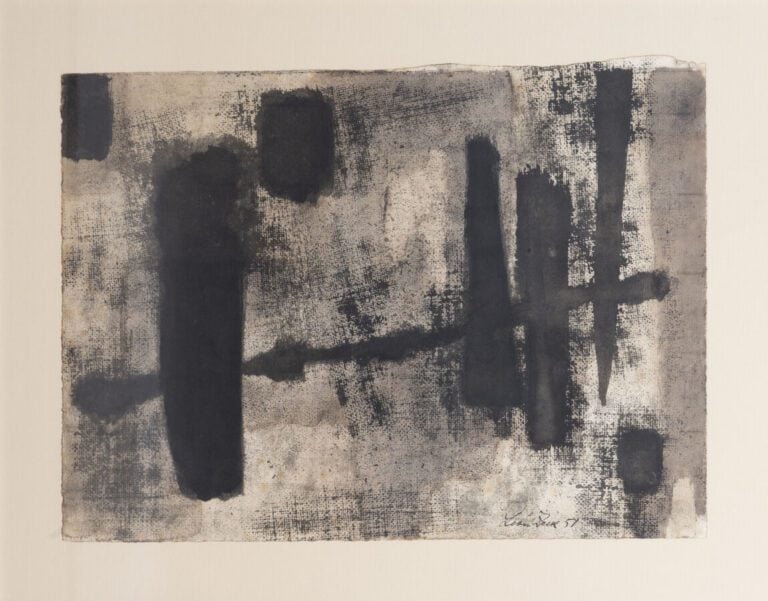 Léon ZACK (1892-1980) - Composition, 1951 - Technique mixte sur papier - Signé…