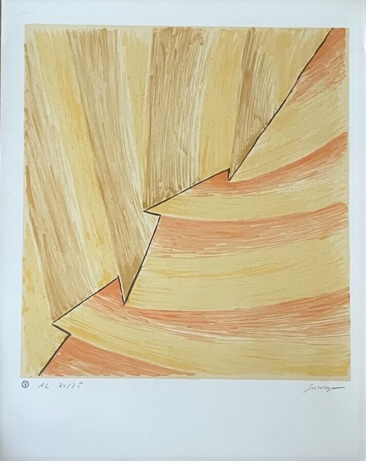 Léopold SURVAGE (1879-1968) - Rythme coloré 1969 - Lithographie en couleurs, si…