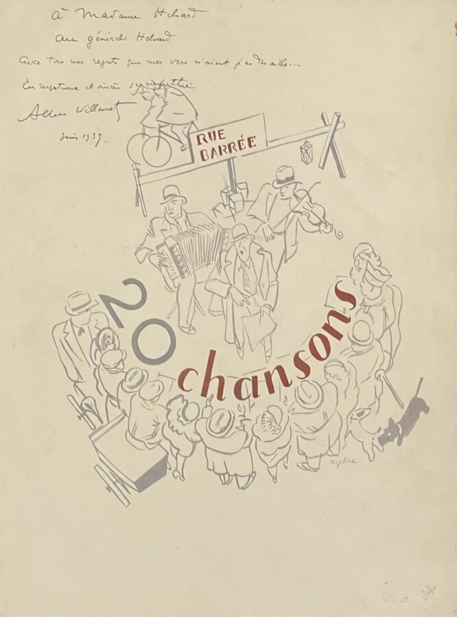 MIlivoï UZELAC - Albert Willemetz, Chansons, Édition d'Art "le Document », Pari…