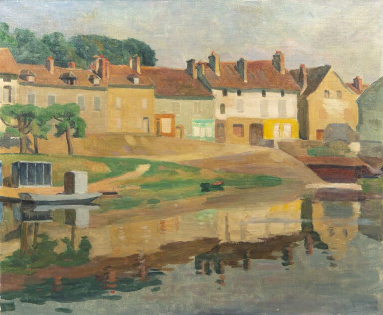 Osip Emmanuelovich BRAZ (1873-1936) - Paysage - Huile sur toile - 47 x 63 cm