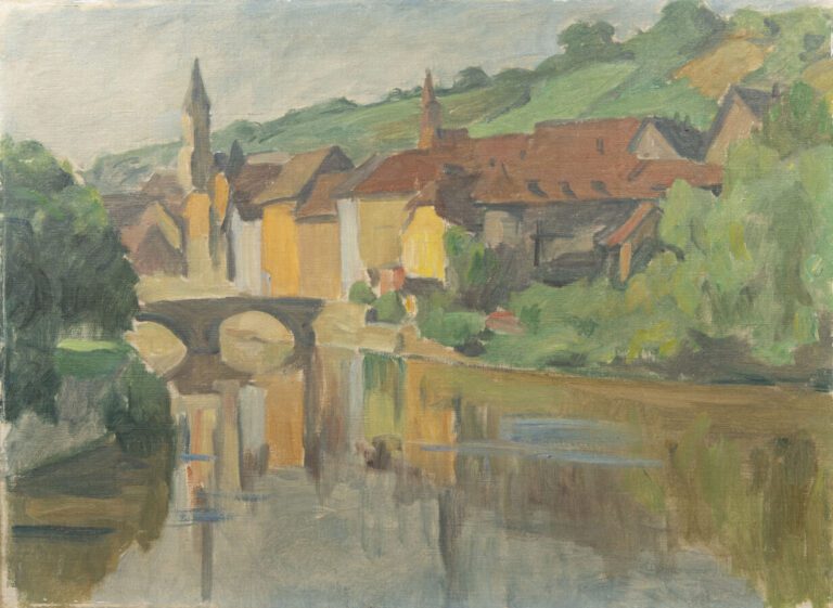 Osip Emmanuelovich BRAZ (1873-1936) - Paysage - Huile sur toile - 50 x 61 cm