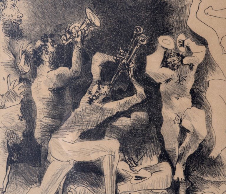 Pablo PICASSO (1881-1973) - La danse des faunes, 1957 (Bloch 830) - Lithographi…