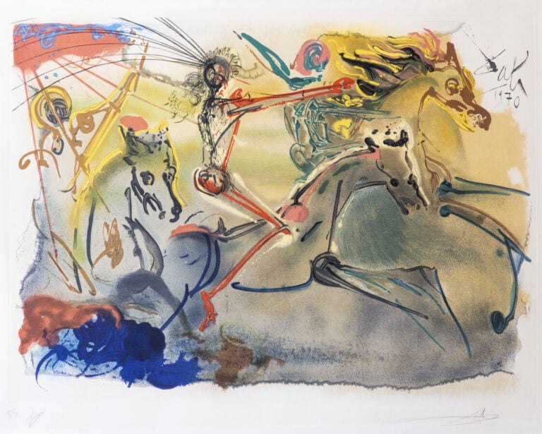Salvador DALI (1904-1989) - Chevaliers de l'apocalypse, 1971 (Michler - Löpsing…