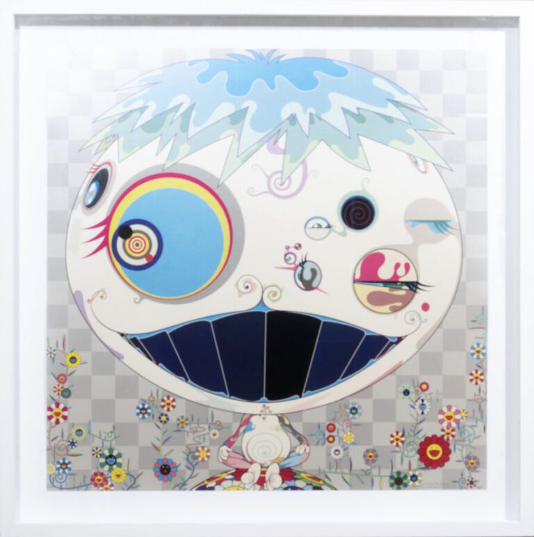 Takashi MURAKAMI (1962- ) - Jelly fish, 2003 - Offset sur papier, signé et numé…