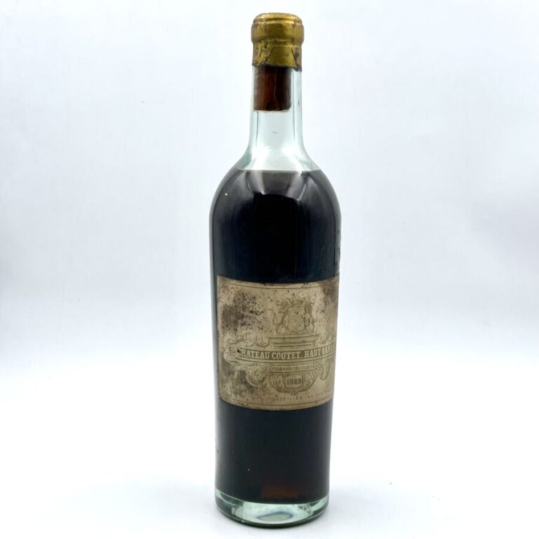 1Bouteille de vin Château Coutet Haut Barsac.1929