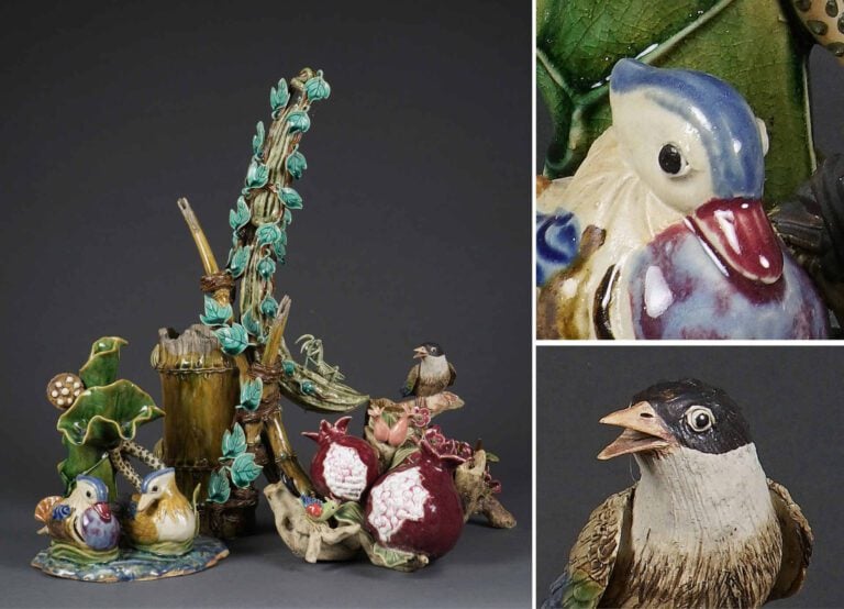 ACCUMULATION DE QUATRE GROUPES EN PORCELAINE DE SHIWAN - Chine, Probablement de…