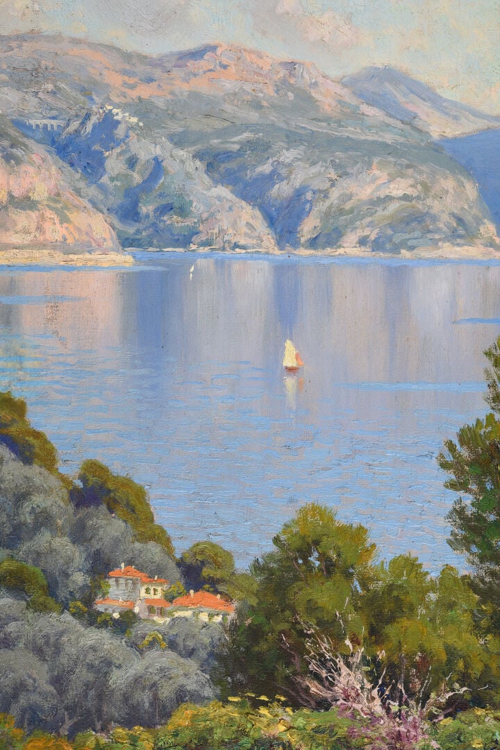 Adelin Charles MOREL DE TANGUY (1857-1930) - Paysage de bord de mer - Huile sur…