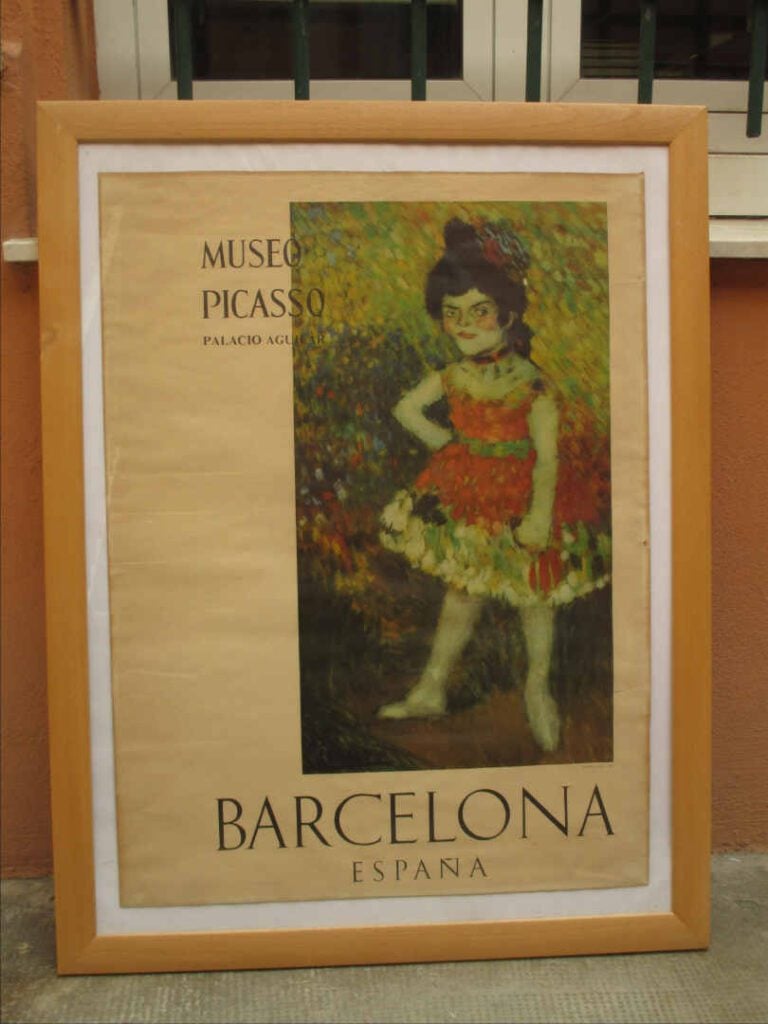Affiche Museo Picasso, Palacio Aguilar. - Barcelona Espana. - A vue : 73 x 54 c…