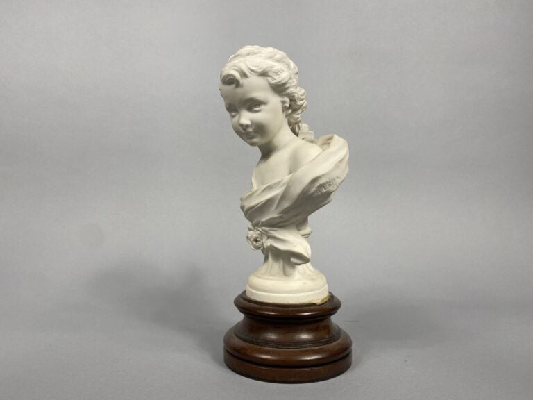 Agathon LÉONARD (1841-1923), d'après - Buste de jeune homme au carquois - Epreu…