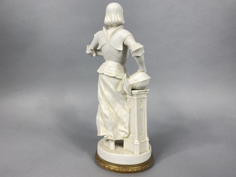 Alfred CHARRON (1863-?), d'après - Jeanne d'arc - Epreuve en biscuit - Signée e…
