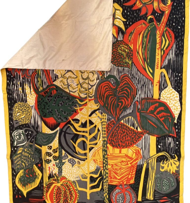 André MINAUX (1923-1986) - Le soleil - Toile imprimée - Signée en bas à droite…