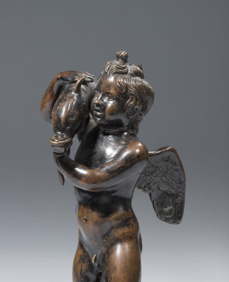 Atelier florentin du XVIème siècle d'après l'antique - Spiritello au poisson -…