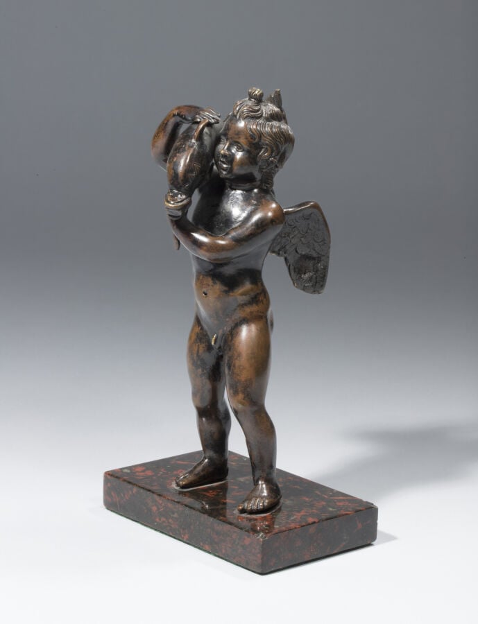Atelier florentin du XVIème siècle d'après l'antique - Spiritello au poisson -…