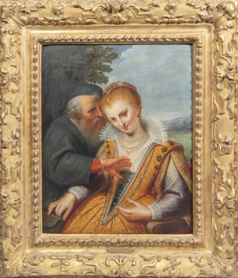 Attribué à Otto van VEEN dit Otto Venius (1557-1629) - Allégories des cinq sens…