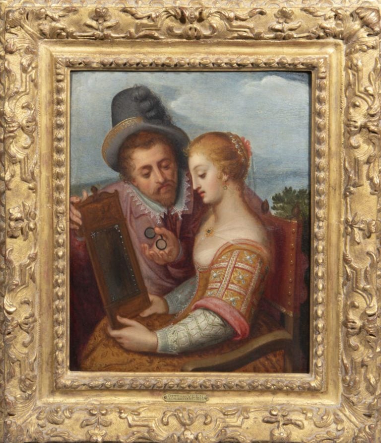 Attribué à Otto van VEEN dit Otto Venius (1557-1629) - Allégories des cinq sens…
