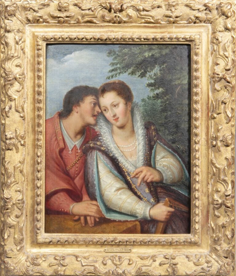 Attribué à Otto van VEEN dit Otto Venius (1557-1629) - Allégories des cinq sens…